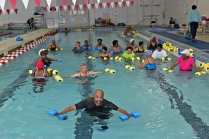 children swimming houston Harris County Aquatics Center