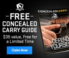 We are a proud USCCA Official Partner and encourage every gun owner to take advantage of what the USCCA offers. Click the link below to get your FREE Concealed Carry Guide for more life-saving knowledge