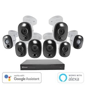 DVR-5580 16-Channel 4K 2TB Security Camera System with Eight 4K Wired Bullet Cameras